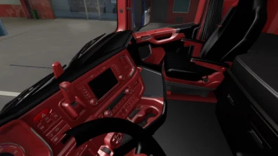 Scania Interior RedBlack v1.0