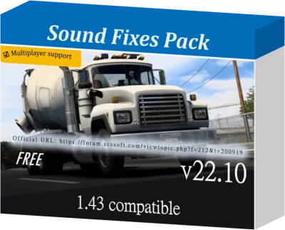 ATS Sound Fixes Pack v22.10