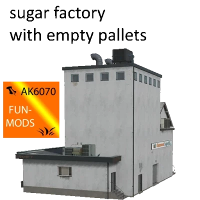 Sugar factory with empty pallets v1.0