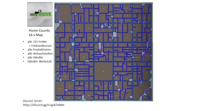 AUTODRIVE CURSE For THE HURON COUNTY 16X FACH MAP v1.0.0.0