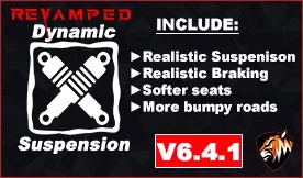 [ETS2] Revamped Dynamic Suspension V6.4.1 [1.44]