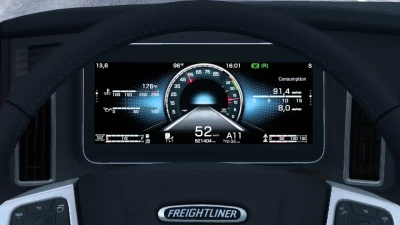 Freightliner Cascadia 2019 Improved Dashboard v1.0