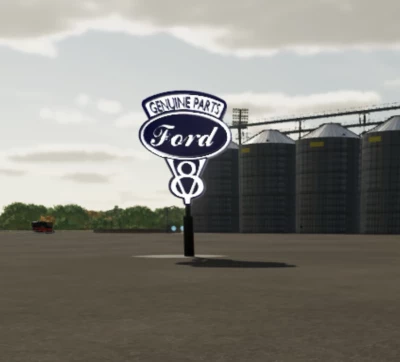 FS22 FORD V8 SIGN (FS19 Remake) v1.0.0.0