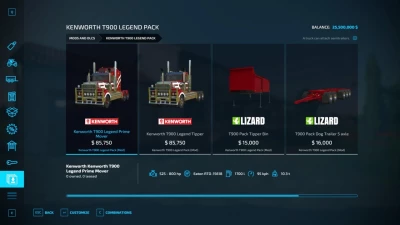 Kenworth T900 Legend v2.0.0.0