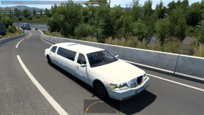 Lincoln Limousine in Traffic v2.0