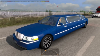 Lincoln Limousine in Traffic v2.0