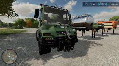 Mercedes Unimog U400 with removable frame v1.0.1.0