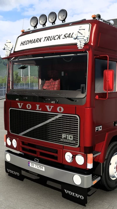 Volvo F10 F12 Red Plush Interior + Exterior 1.44
