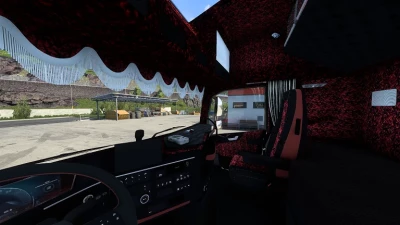 Volvo FH5 Red Danish Plush Interior + Exterior REWORKED 1.43