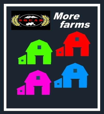 Większa ilość gospodarstw ( More Farms ) v1.0.0.0