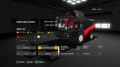 Anadolu Rostselmash RSM 161 Biçer Döver Paketi v1.0.0.0