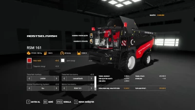Anadolu Rostselmash RSM 161 Biçer Döver Paketi v1.0.0.0