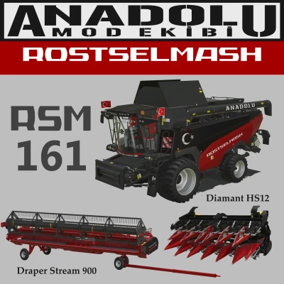 Anadolu Rostselmash RSM 161 Biçer Döver Paketi v1.0.0.0