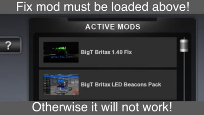 [ATS] BigT Britax LED Beacon + Fix - 1.44