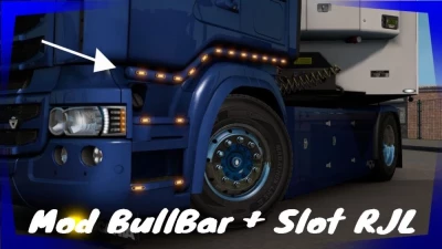 Bull Bar + slot Scania RJL upgrade 1.44