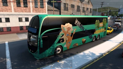 Buses of Travel Agencies in Traffic v3.0 ETS2 1.43.x - 1.44.x