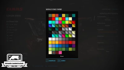 Class Lexion 8000 VL (Virtual Agriculture LS22) v1.0.0.1