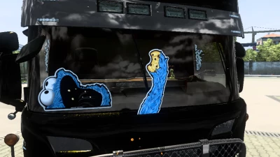 Cookie Monster Wiper Stickers v1.1