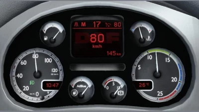 DAF XF 105 Custom Dashboard v1.2.3