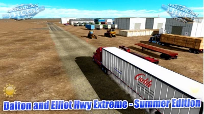 Dalton and Elliot Hwy Extreme 1:1 Scale Summer Map ATS 1.43