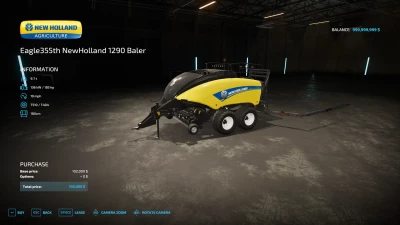 FS22 Bones Newholland baler Pack v1.0.0.0