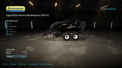FS22 Bones Newholland baler Pack v1.0.0.0