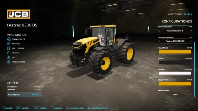 JCB fastrac 8330 V1.1.0.0