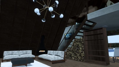 Lake cabin (A-Frame) 1.44