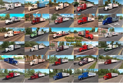 Painted Truck Traffic Pack by Jazzycat v5.1