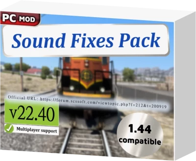 ETS2 Sound Fixes Pack v22.40