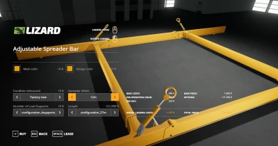 Adjustable Load Spreader Bar v1.0.0.0