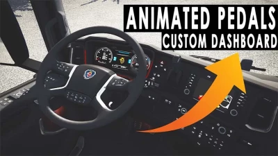 Animated Steering Wheel and Pedals v1.1