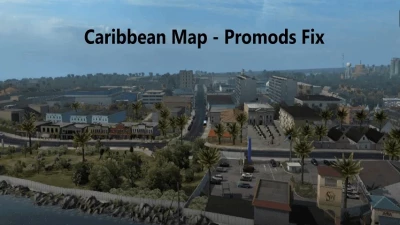 Caribbean Map - Promods Fix 1.44