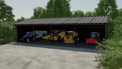 Four-compartment shed v1.0.0.0