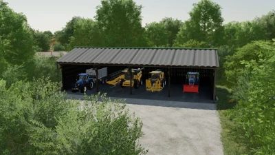 Four-compartment shed v1.0.0.0
