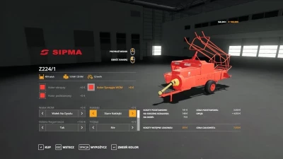 FS19 Sipma Z224 Czysty LOG v1.0.0.0