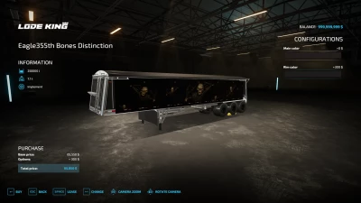 FS22 Eagle355th Bones Distinction Trailer v1.0