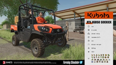 Kubota Pack - Fact Sheet Collection v1.0