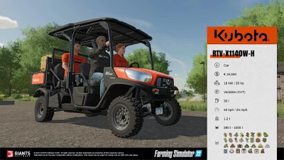 Kubota Pack - Fact Sheet Collection v1.0