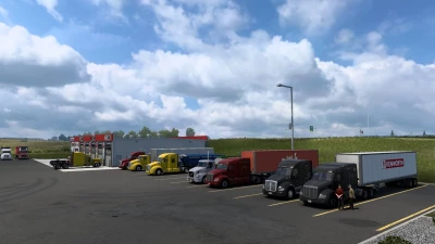 More realistic Truck Stops v1.0