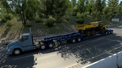 Multiple Trailers in Traffic - ATS - v1.44