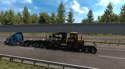 Multiple Trailers in Traffic - ATS - v1.44