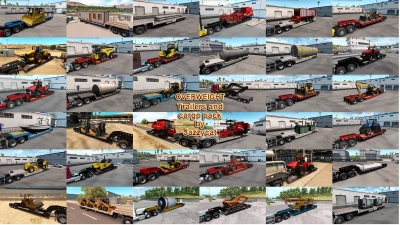 Overweight Trailers and Cargo Pack by Jazzycat v5.3