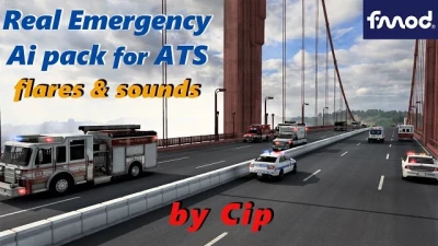 Real Emergency Ai Pack ATS 1.44 v1.1 by Cip