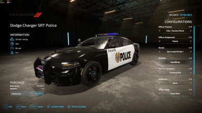 Dodge Charger SRT Hellcat Police Cruiser v1.0.0.0