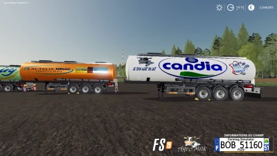 FS19 Trailer AgroMilk By BOB51160 v1.0