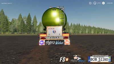 FS19 Trailer AgroWater By BOB51160 v1.0.0.0