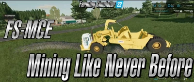 FS22 CAT 633 elevating scraper with Terrafarm v1.0.0.0