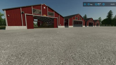 FS22 Placeable Large Sheds v1.0.0.0