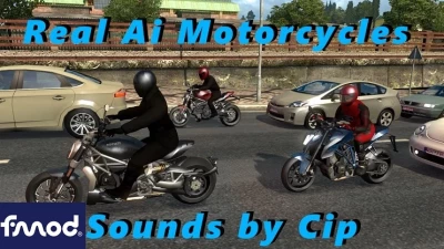 Real Ai Motorcycles Sounds (addon to Motorcycles traffic pack by Jazzycat v4.5) 1.45